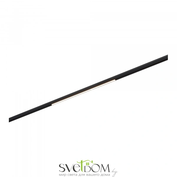 ST667.436.05 Магнитный трековый светильник Черный LED 1*5W 3000K 360Lm Ra>80 100 IP20 L300xW5xH12 24 SUPER5