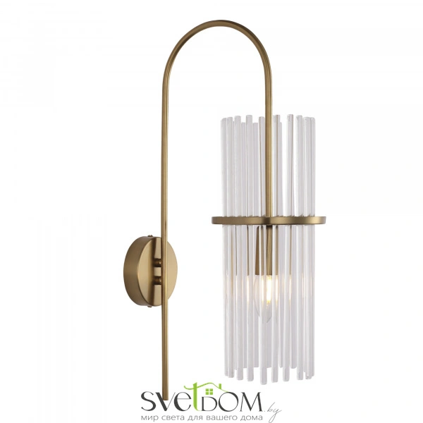 SL6145.301.01 Светильник настенный ST-Luce латунь/прозрачный E14 1*40W TASSE