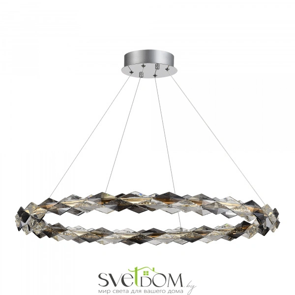 SL6009.113.01 Люстра подвесная ST-Luce Золотистый/Прозрачно-Дымчатый LED 1*30W 3000K DIAMANTA