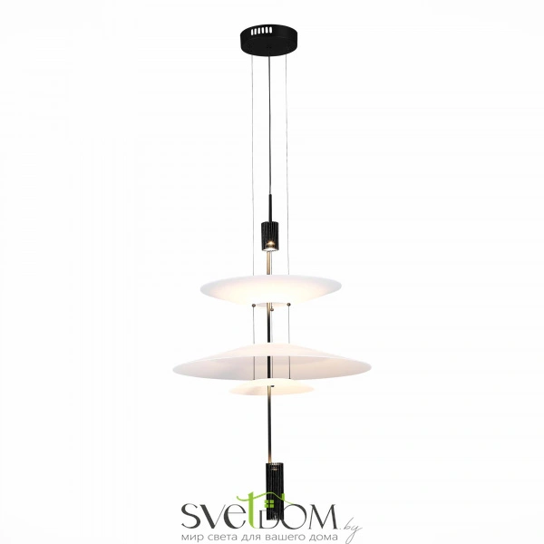SL6101.413.01 Люстра подвесная ST-Luce Черный/Белый LED 1*15W 3000K ISOLA