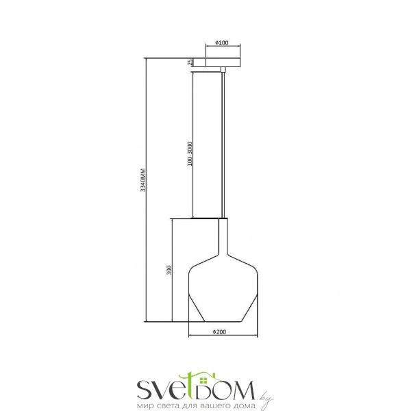 Подвесной светильник Maytoni MOD271PL-01B6