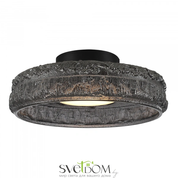 SL6143.412.01 Светильник потолочный ST-Luce черный/дымчатый LED 1*15W 4000K ANTIKE