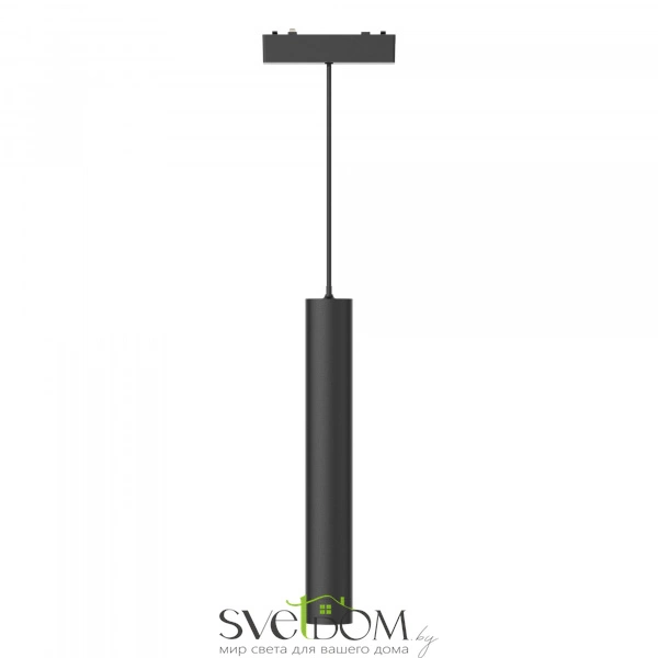 ST680.433.07 Магнитный трековый светильник Черный LED 1*7W 3000K 430Lm Ra>90 36° IP20 D30xH300 48V SKYFLAT