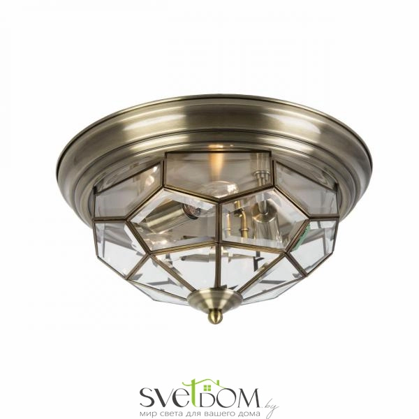 Citilux Витра-1 CL442530 Люстра потолочная витражная Бронза