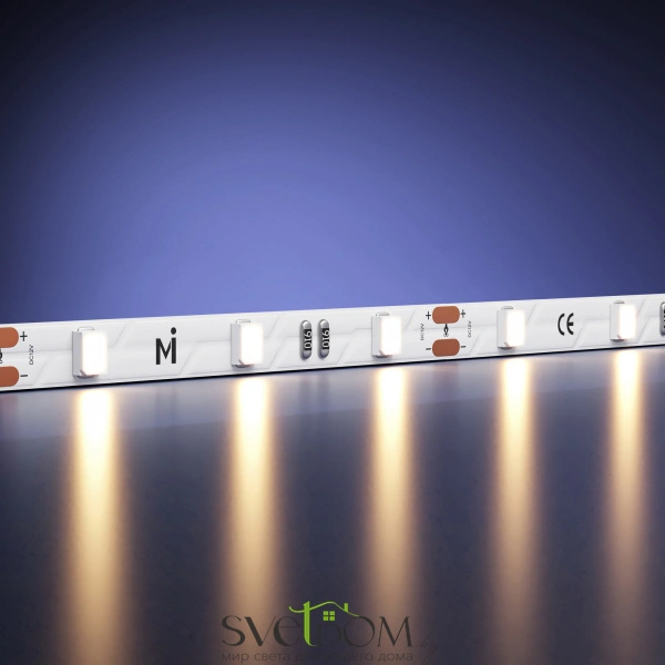 Светодиодная лента Ultra 12В 2835 4,8Вт/м 3000К 5м IP 20 201103