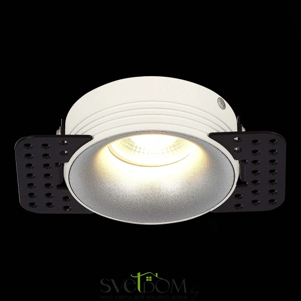 ST218.518.01 Св-к встр. Белый GU10 1*50W  IP20 D78xH30 165-265V Без ламп Встраиваемые светильники