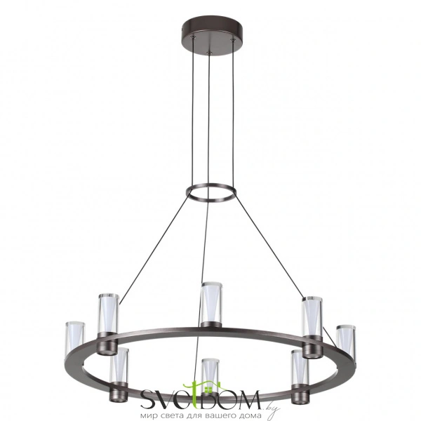 7143/55L HIGHTECH ODL26 513 светильник черный gun powder/акрилл/металл IP20 LED 45W 4260Лм 3000K 180° 220V DEFANCE