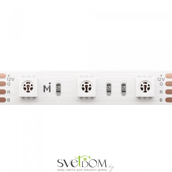 Светодиодная лента Base 12В 5050 14,4Вт/м RGB 5м IP 20 201195