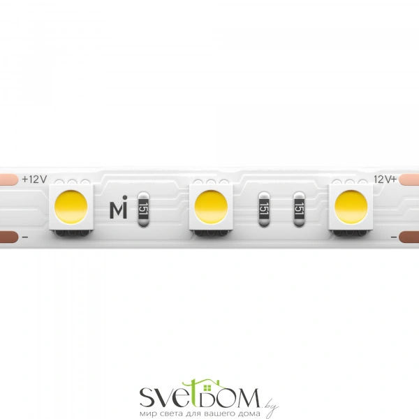 Светодиодная лента Base 12В 5050 14,4Вт/м 3000K 5м IP 20 201183