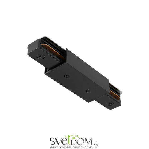 Прямой коннектор питания с вводом питания Unity черный TRA001CB-11B