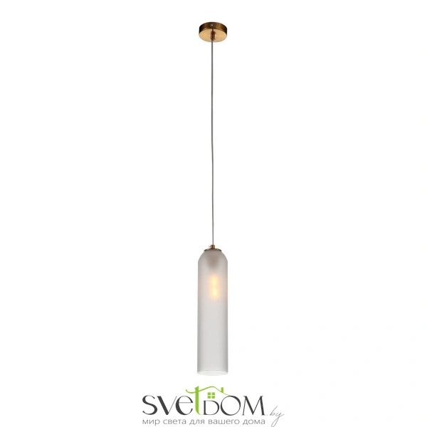 SL1145.353.01 Светильник подвесной ST-Luce Латунь/Белый E27 1*60W CALLANA