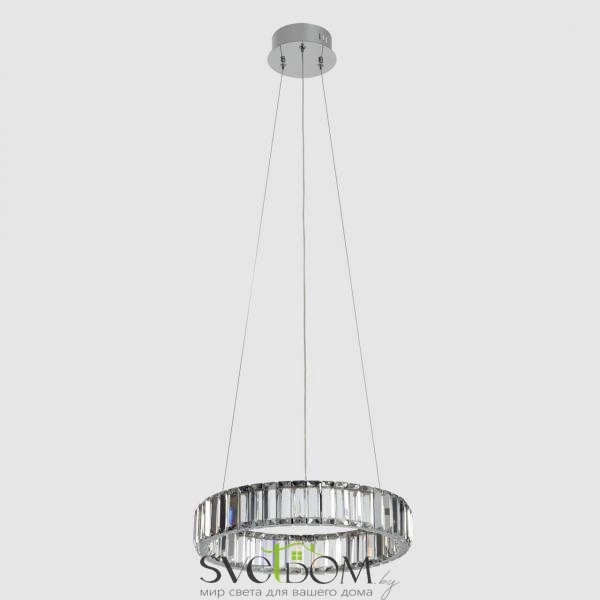 Citilux Чезаре CL338141 LED Люстра хрустальная с пультом Хром