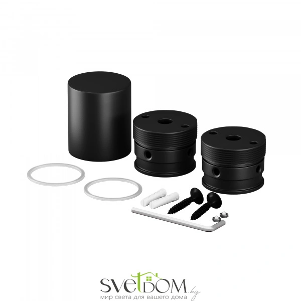 Набор для вертикального накладного монтажа Nemo D18 черный 201151