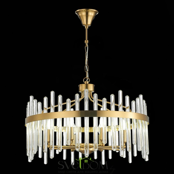 SL1167.303.08 Светильник подвесной ST-Luce Латунь/Латунь, Прозрачный E14 8*40W TELLURIO