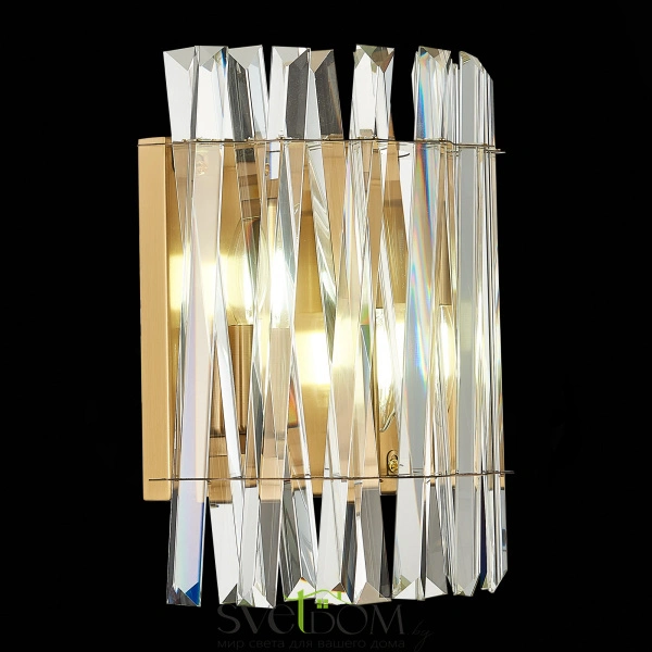 SL1170.301.02 Бра ST-Luce Латунь/Прозрачный E14 2*40W FABIO