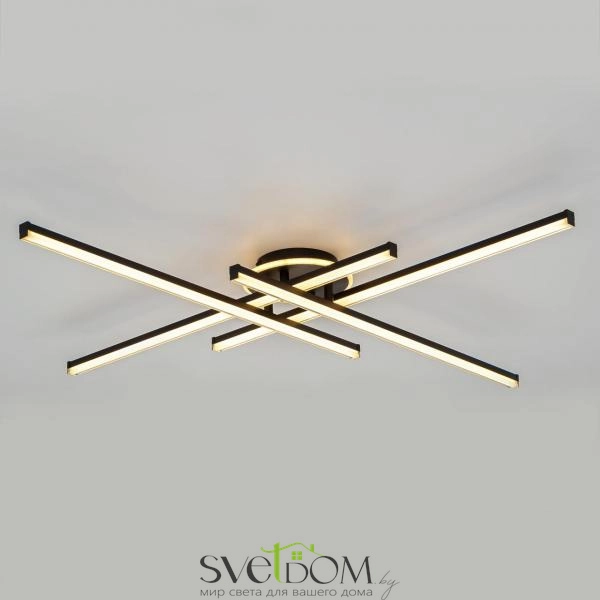 Citilux Trent CL203641 LED Люстра потолочная с пультом Чёрная