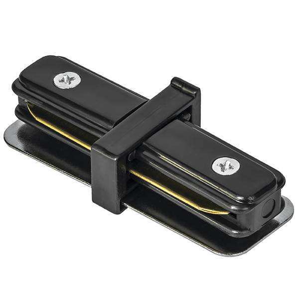 Lightstar 502107 Соединитель трековый однофазный BARRA малый прямой ЧЕРНЫЙ