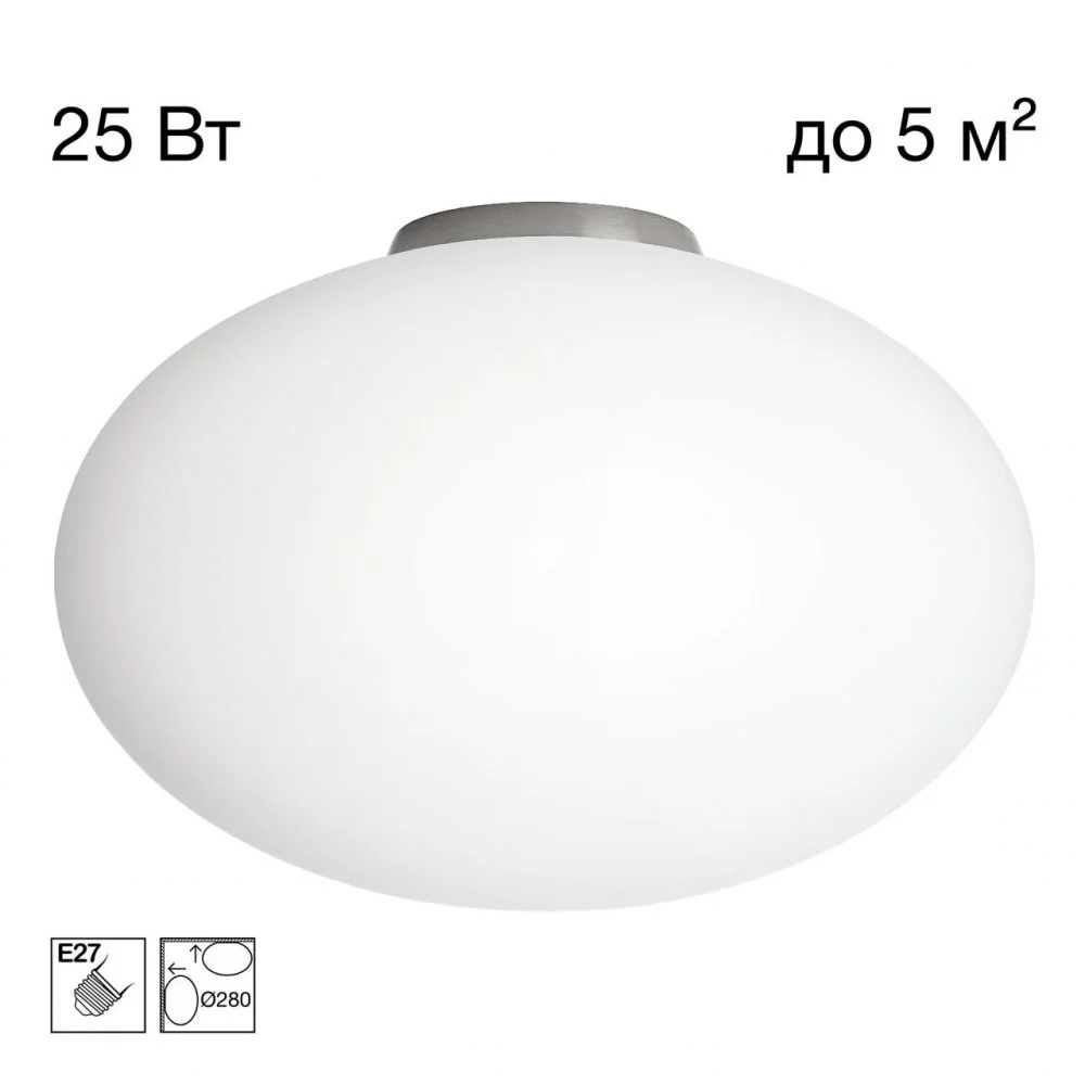 CITILUX CL941E28B1 RON Накладной Св-к Эллипс База Хром Мат.