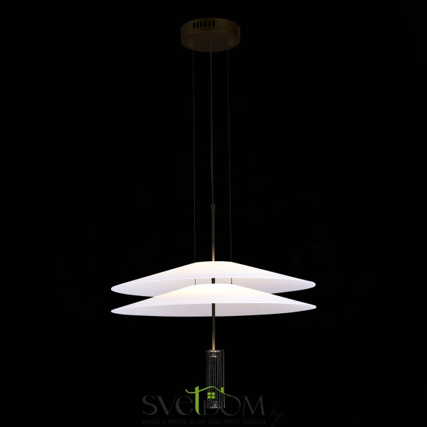 SL6101.403.01 Люстра подвесная ST-Luce Черный/Белый LED 1*15W 3000K ISOLA