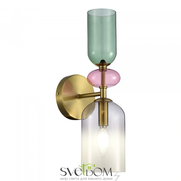 SL2000.201.01 Бра ST-Luce Золотистый/Дымчатый E14 1*40W GEA