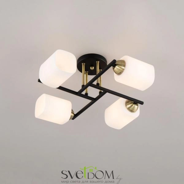 Citilux Генри CL130245 Люстра потолочная Чёрная