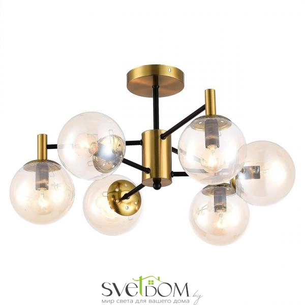 Citilux Шарлиз CL143163 Люстра на штанге Бронза