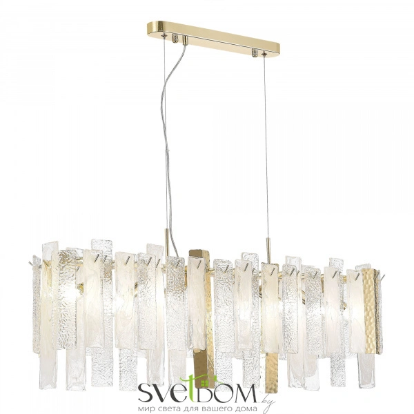SL1636.203.08 Люстра подвесная ST-Luce Золотистый/Белый, Золотистый E14 8*40W SCOLARE