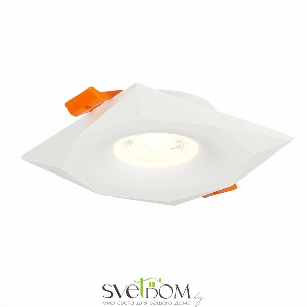 ST203.508.01 Св-к встр. Белый GU10 1*50W  L95xW95xH25 220V Без ламп Встраиваемые светильники