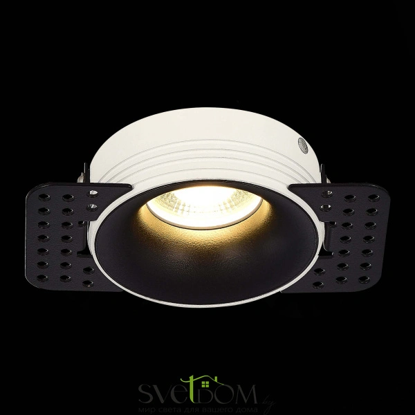 ST218.548.01 Св-к встр. Белый GU10 1*50W  IP20 D78xH30 165-265V Без ламп Встраиваемые светильники