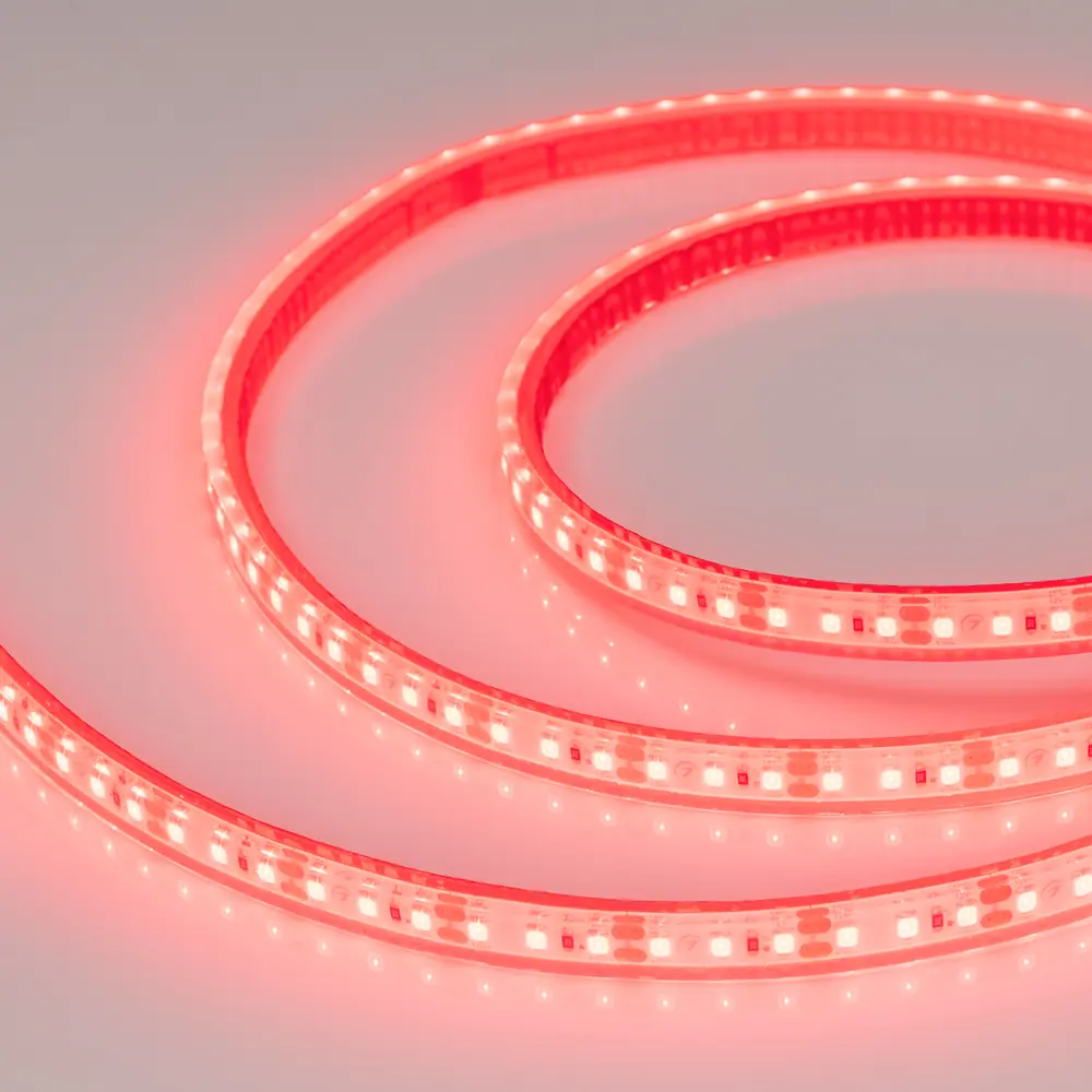 Светодиодная лента герметичная RTW-PFS-A120-11mm 12V Red (9.6 W/m, IP68, 2835, 5m) Arlight 033793 Arlight