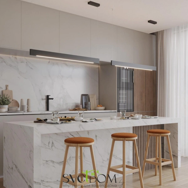 359548 LEDO NT25 000 черный Светильник подвесной диммир. со сменой цв.темпер. (пульт ДУ/прилож. Smart Life) IP20 LED 12/24W 220-240V 3000-5700К ITER