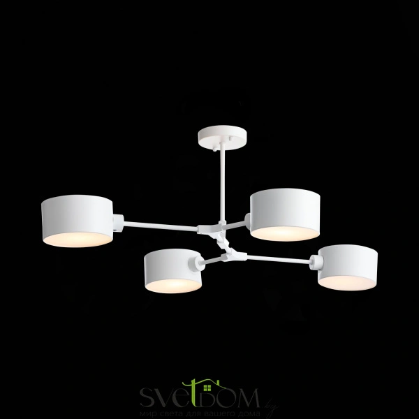 SLE183502-04 Светильник потолочный Белый/Белый E14 4*60W GIMENTO