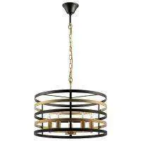 Lightstar 735050 Люстра EPSILON 5х40W E14 ЧЕРНЫЙ/ЗОЛОТО