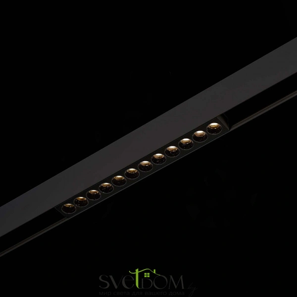 ST806.446.12 Магнитный трековый светильник Черный LED 1*12W 4000K 550Lm Ra>90 36° IP20 L220xW22xH44 SKYLINE 48