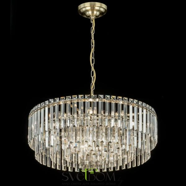 Citilux Фонда CL303223 Люстра хрустальная подвесная Бронза