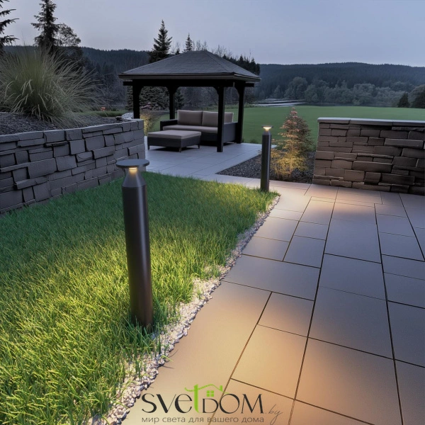 7119/12GL NATURE ODL25 659 светильник черный/металл IP65 LED 12W 670Лм 3000K 120° 220-240V COIL