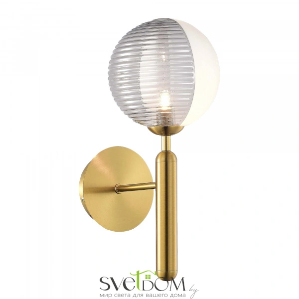 SLE1096-201-01 Светильник настенный Матовое золото/Белый, Дымчатый G9 1*5W AVEIRO