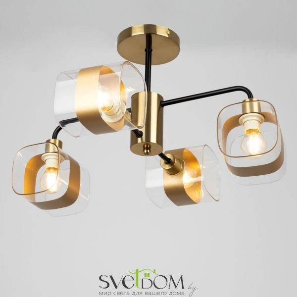 Citilux Бертон CL140141 Люстра потолочная Бронза