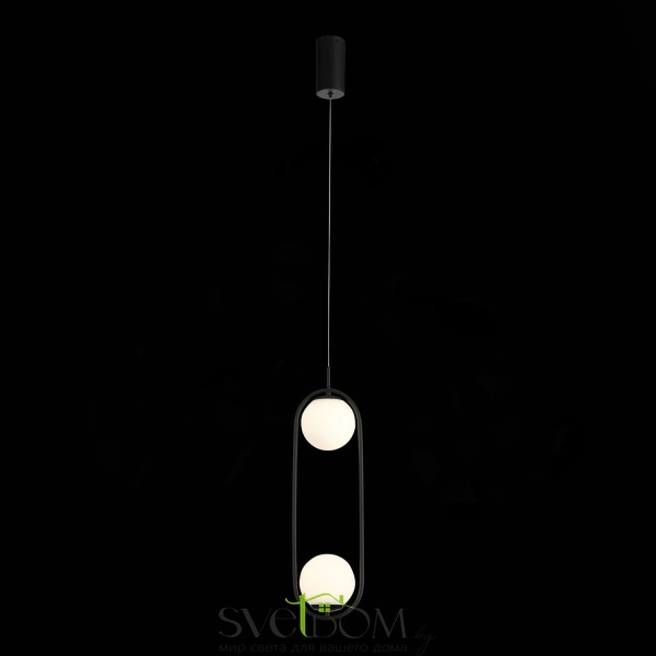 SL395.403.02 Подвес ST-Luce Черный/Белый LED 2*8W 4000K DONOLO