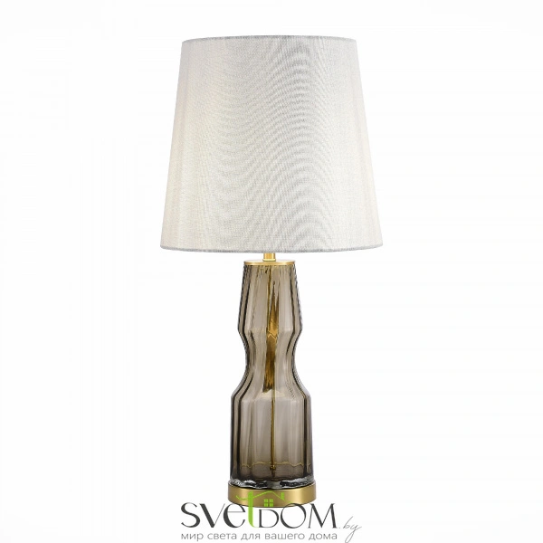 SL1005.704.01 Прикроватная лампа ST-Luce Коньячный,Латунь/Серый E27 1*40W SAYA