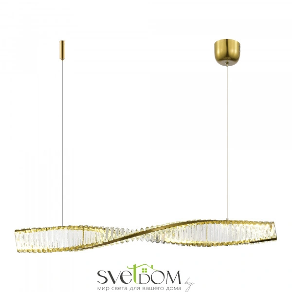 SL6205.323.01 Светильник подвесной ST-Luce Латунь/Прозрачный LED 1*25W 4000K ELICA