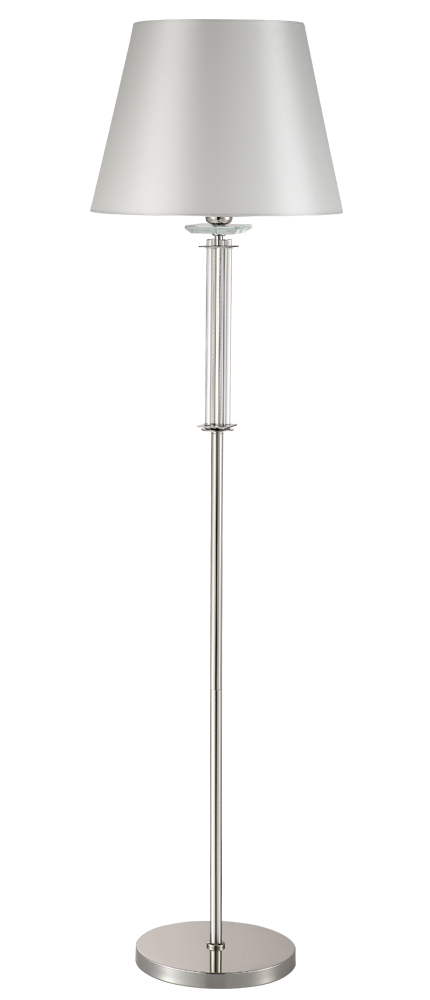 Торшер Crystal Lux NICOLAS PT1 NICKEL/WHITE Crystal Lux