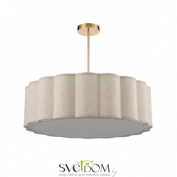 8287/7 PROVENCE LN26 185 золотой/бежевый, металл/текстиль Люстра потолочная Е14 7*40W 220V KORTNI