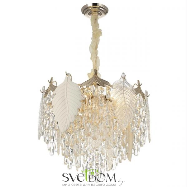 Citilux Darby CL309252 Люстра хрустальная подвесная Золото