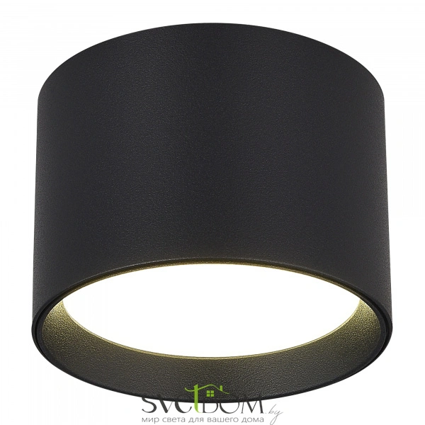 ST163.402.01 Светильник потолочный Черный GX53 1*50W IP20 D85xH60 220V Без ламп Накладные светильники