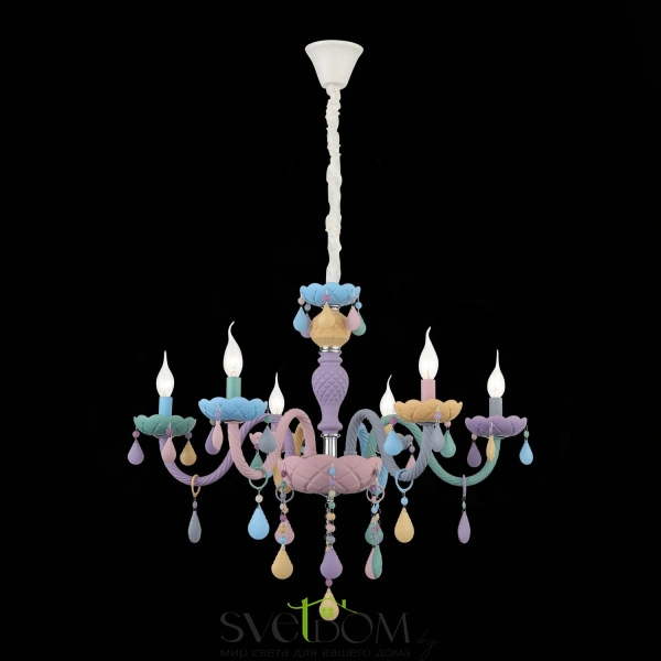 SL1700.783.06 Люстра подвесная ST-Luce Разноцветный E14 6*40W FIATA