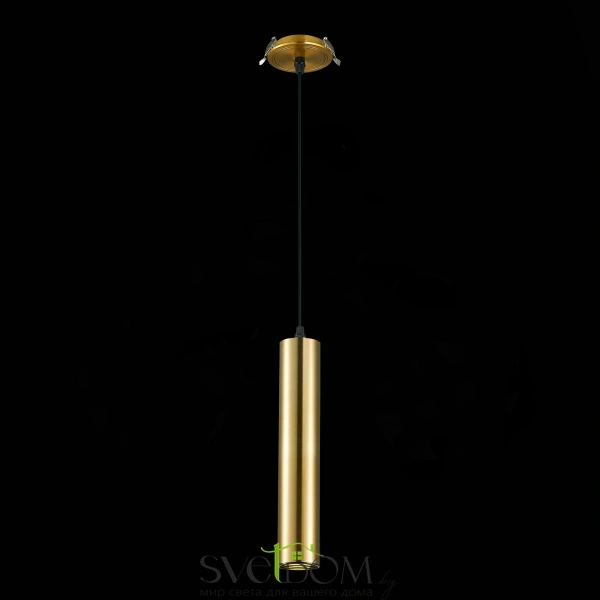 ST151.308.01 Встраиваемый подвесной светильник Золотистый GU10 1*50W  IP20 D54xH290 220V Без ламп Подвесные светильники