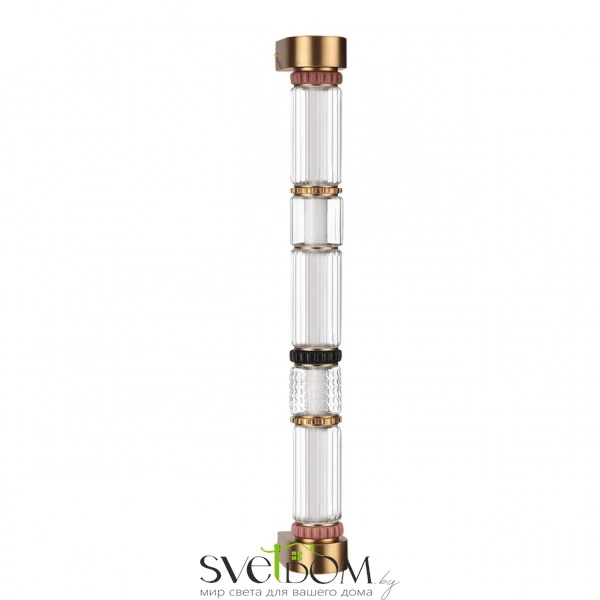 5455/18WL L-VISION ODL_EX26 043 сатин.латунь/терракот/черный Настенный светильник LED 22W 4000K COLLIER