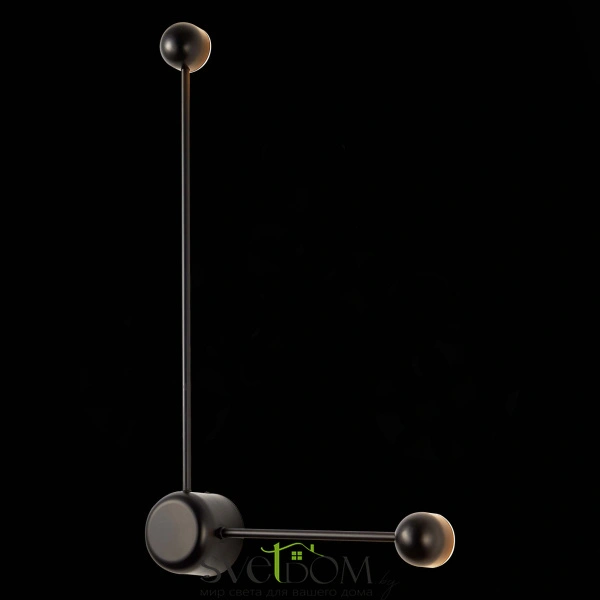 SL6003.401.02 Светильник настенный ST-Luce Черный/Черный LED 2*4W 4000K Настенные светильники