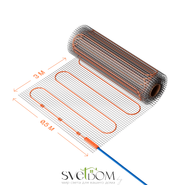Нагревательные маты Voltum Т150 VLT01-150-1.5  – купить в Svetdom.by
